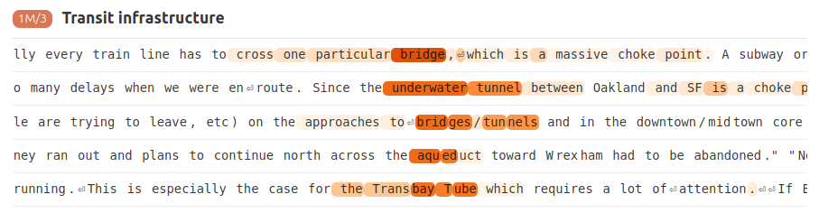 Example of subjective interpretability